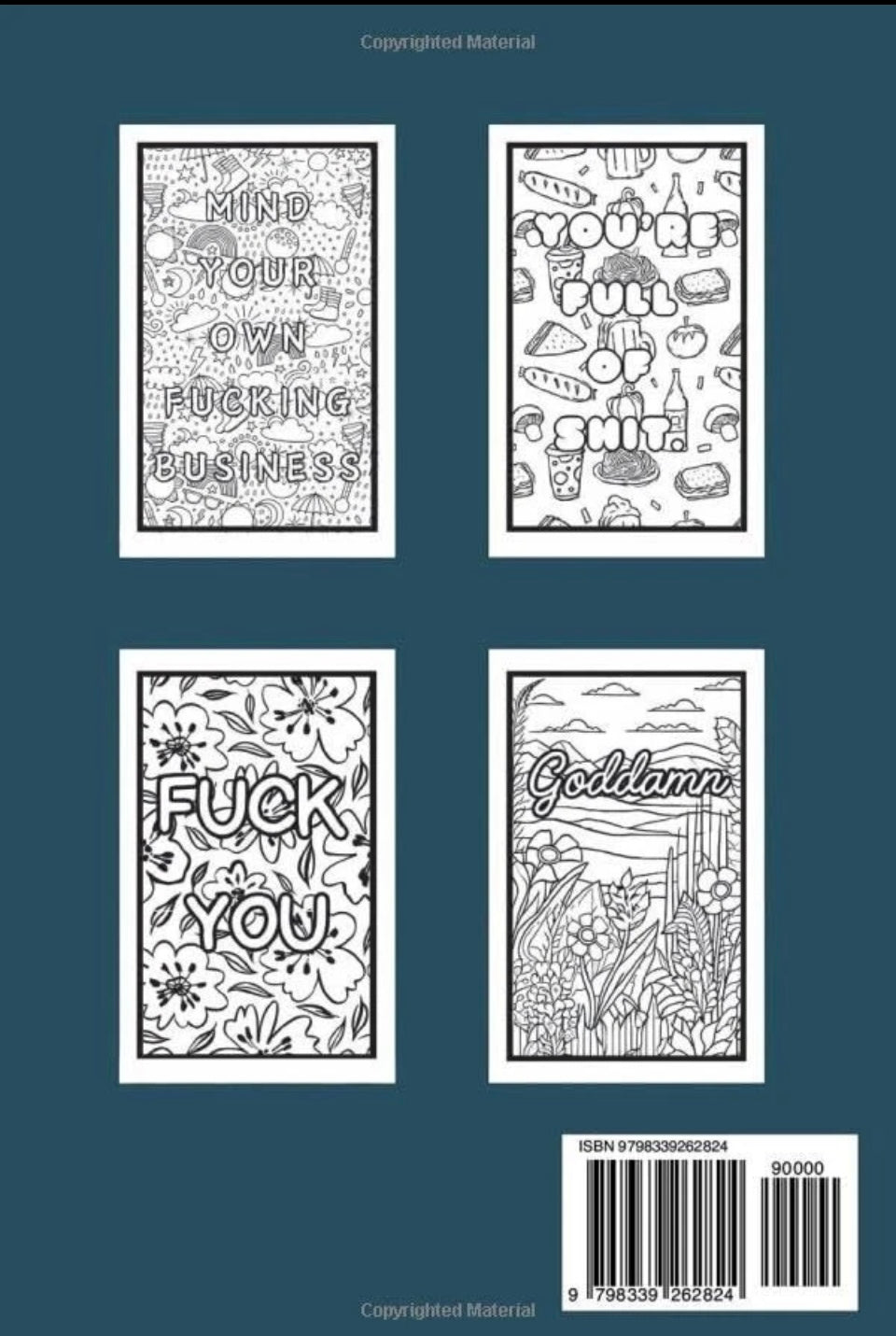 Adult Swear Words Coloring Book: Live, Laugh, Fuck Off
