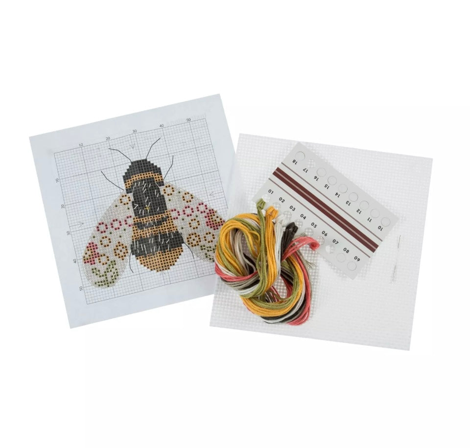 Counted Cross Stitch Kit Kits - Beautiful Designs - Fun Craft Gift- Bee