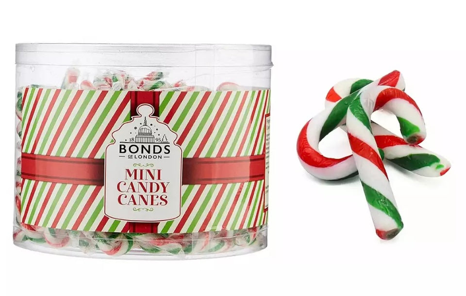 BONDS MINI CANDY CANES PEPPERMINT FLAVOUR- 10 In the. pack