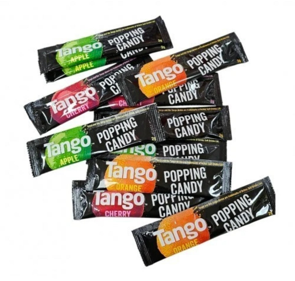 100 Tango Popping Candy Sweets Cherry, Apple & Orange