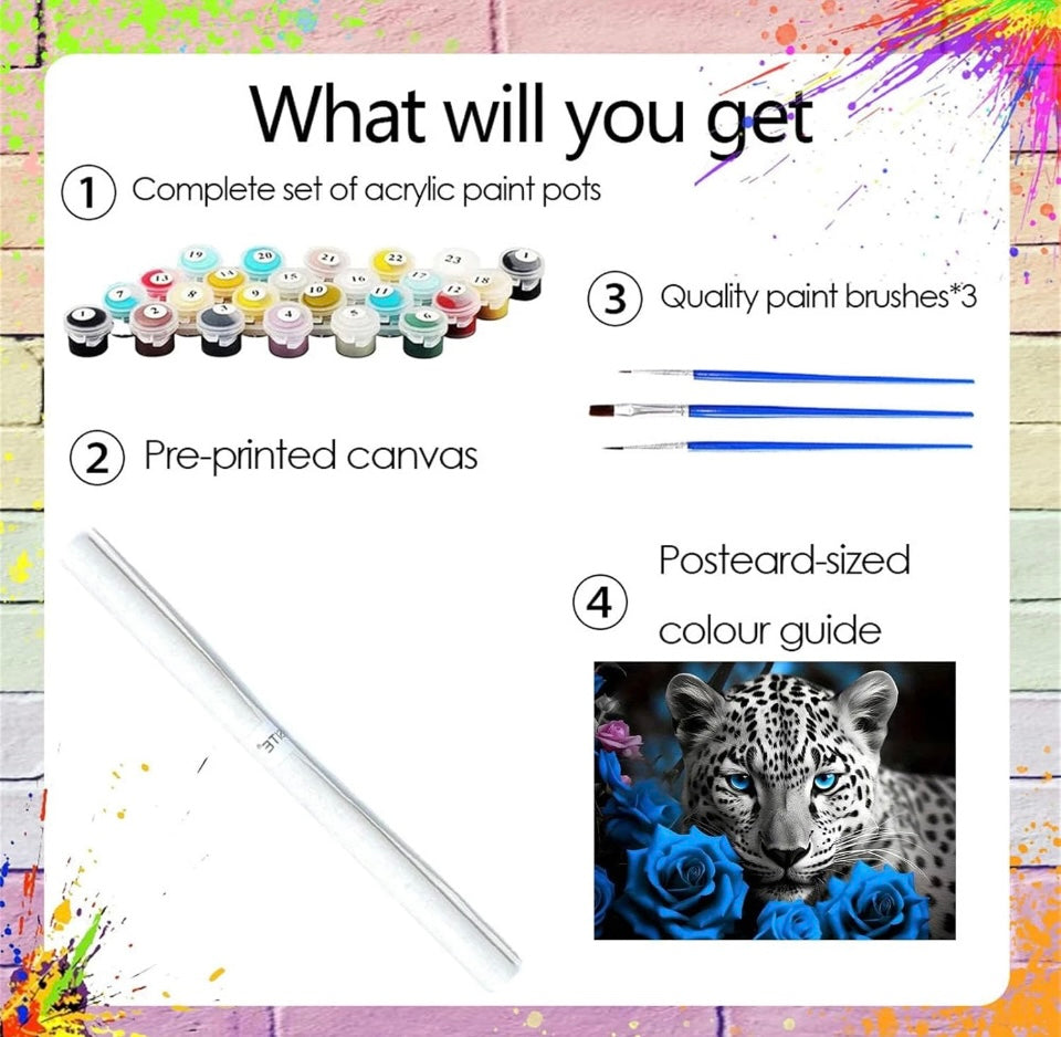 Qihensail Paint by Numbers for Adults kit