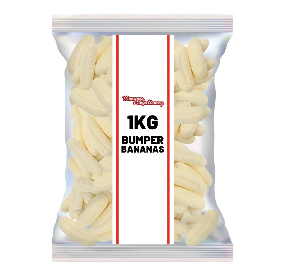 Retro Foam Sweets - Bumper Bananas 1kg Bag