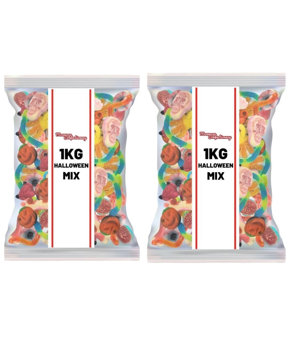 2 For £12 1kg Halloween Mix. Assortment of Chewy & Fizzy Spooky Sweets