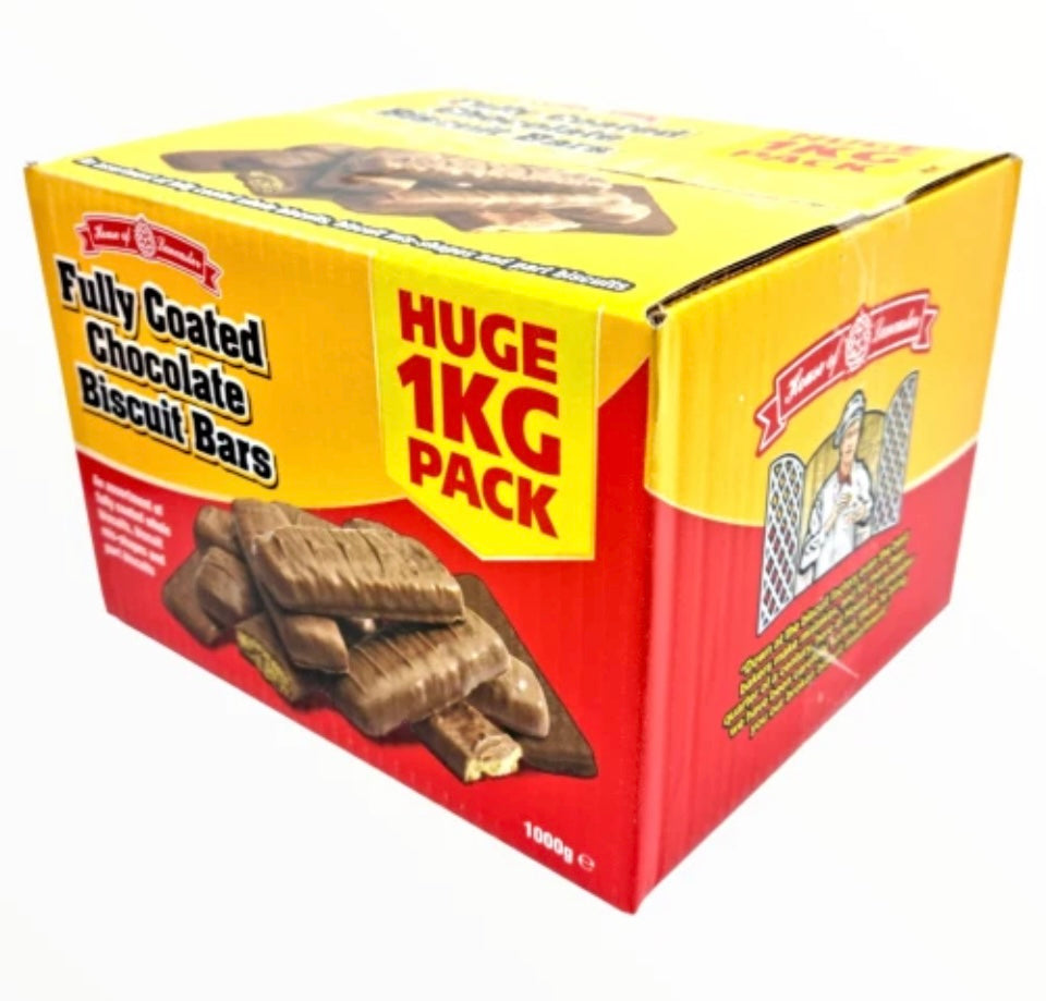 Fully Coated Chocolate Biscuit Mis-Shapes 1kg | Broken Biscuits Selection