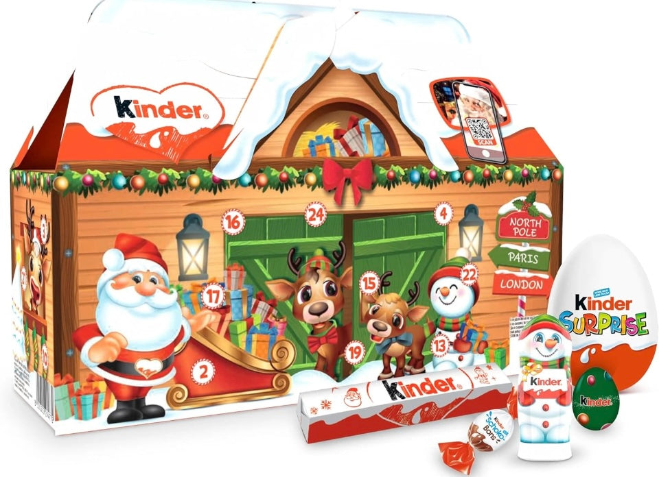 Kinder Chocolate House Christmas Advent Calendar 2025 234G