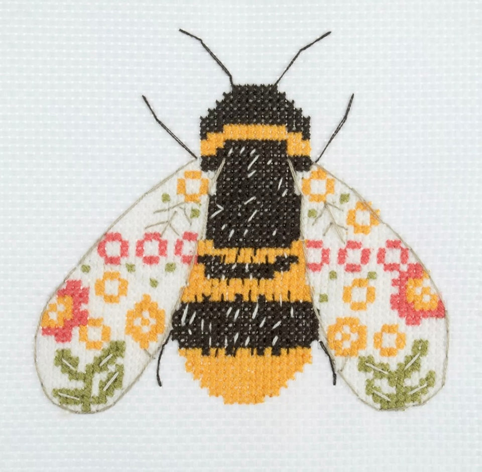 Counted Cross Stitch Kit Kits - Beautiful Designs - Fun Craft Gift- Bee