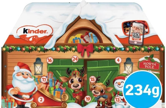 Kinder Chocolate House Christmas Advent Calendar 2025 234G