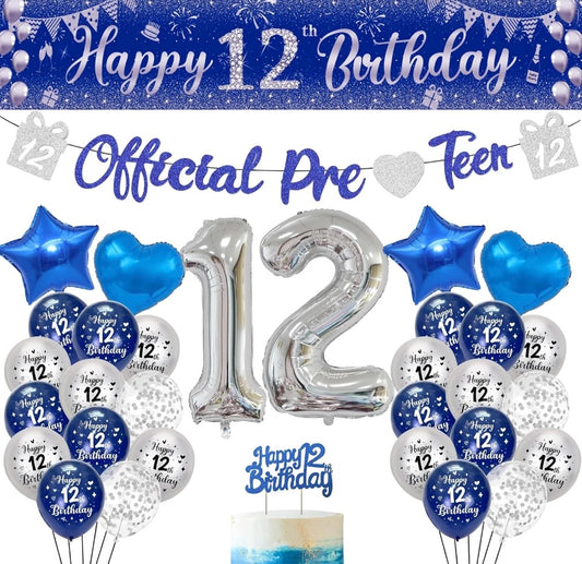 12th birthday balloon decorations for boys