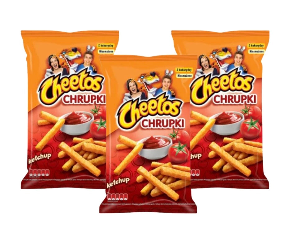 3 x Cheetos Ketchup Flavour Puffs 165g