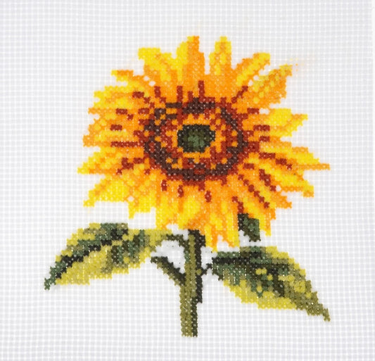 Counted Cross Stitch Kit Kits - Beautiful Designs - Fun Craft Gift- sunflower