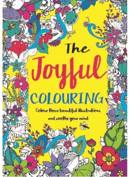 MIND RELAXING COLOURING BOOK joyful
