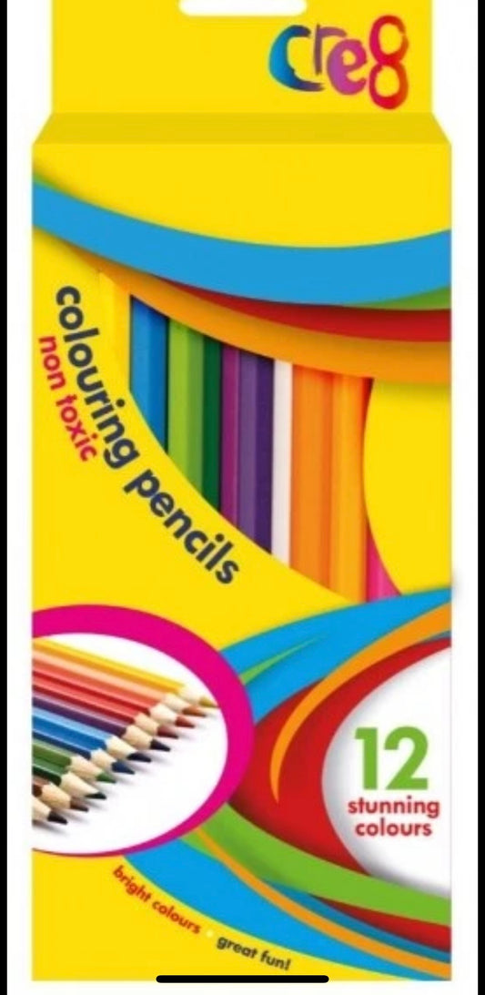 MIND RELAXING COLOURING BOOK 12 colouring pencils