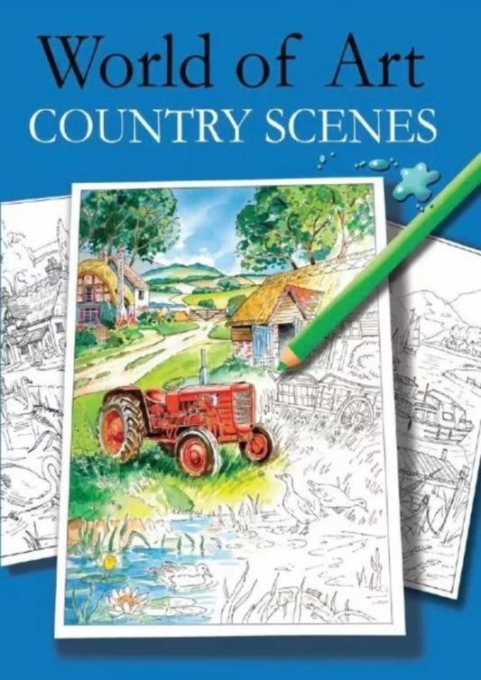MIND RELAXING COLOURING BOOK country scenes