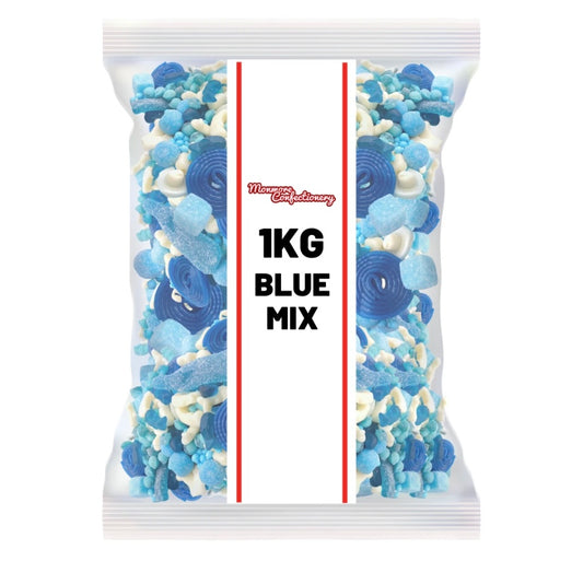 1kg BLUE Pick & Mix Sweets Selection  - Blue Candy Sweet Assortment