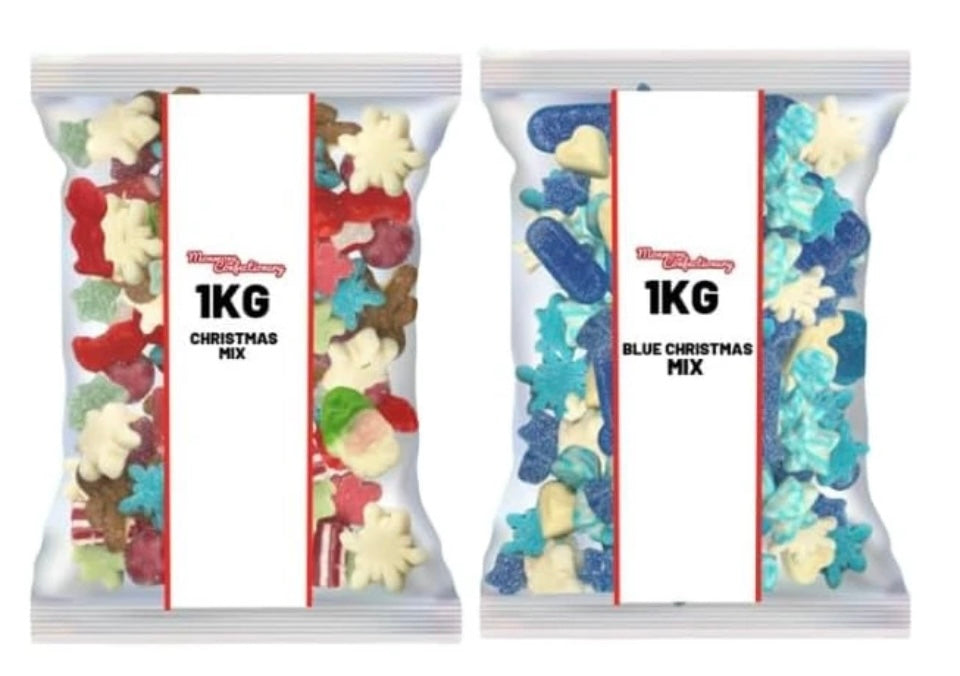 2Kg Christmas Mix Bundle | Traditional & Festive Blue Assortment
