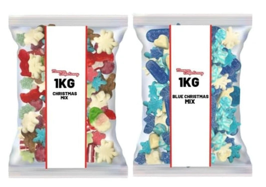 2Kg Christmas Mix Bundle | Traditional & Festive Blue Assortment