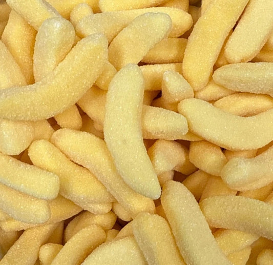 Trolli Mini Foam Sugared Bananas Pick n Mix 1kg