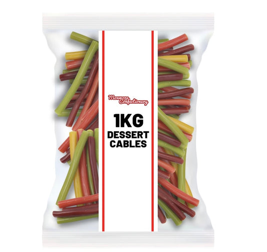 1kg Sweet Cables - dessert flavour
