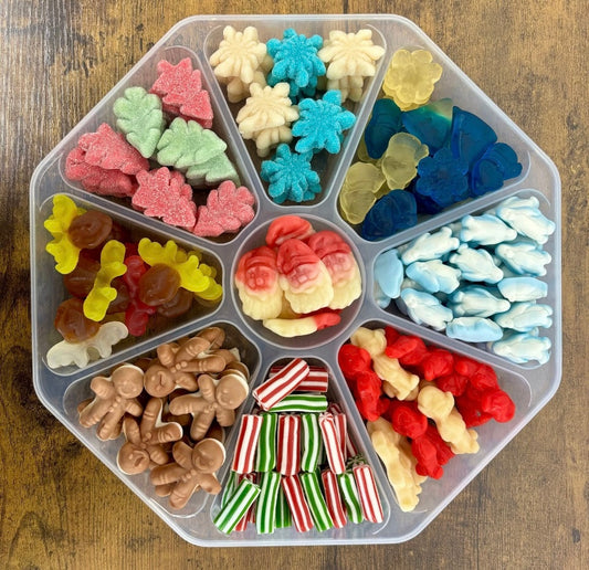 Christmas Platter Retro Sweets Candy Pick n Mix Party Favours