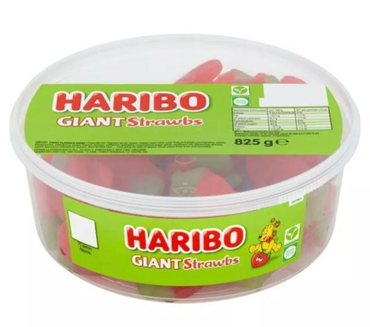 Haribo Sweets Full Tubs Retro Pick N Mix Giant Strawberries
