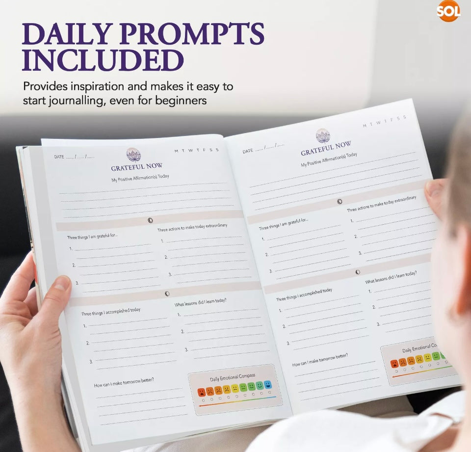 Daily Gratitude Journal 60 Days A4 The Diary Gift for Life Improved Happiness