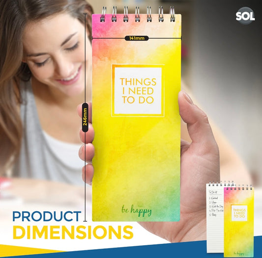 80 Sheet Things To Do List Shopping Weekly Planner Notepad