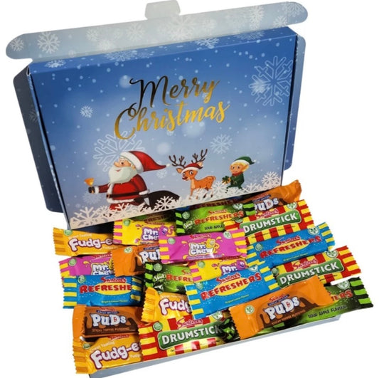 Christmas Sweet Swizzels Gift Box Hamper Present  26 Chews Vegan Secret Santa