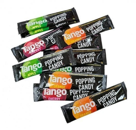 100 Tango Popping Candy Sweets  Cherry, Apple & Orange