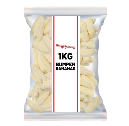 Retro Foam Sweets - Bumper Bananas 1kg Bag