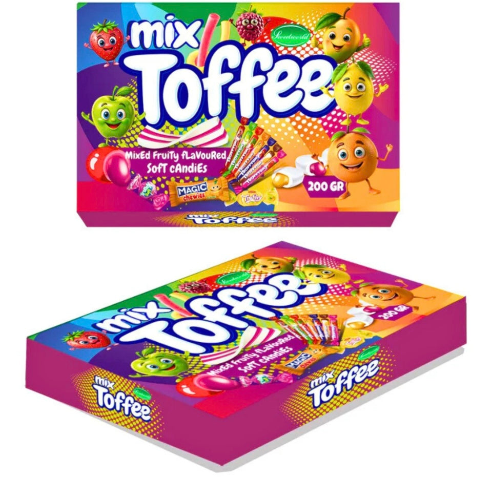 Sweetworld Traditional Toffee Boxes -Mixed- 200g