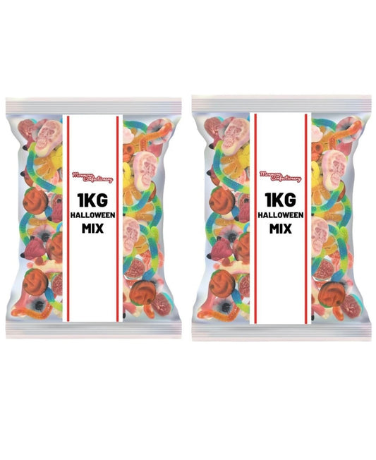 2 For £12 1kg Halloween Mix. Assortment of Chewy & Fizzy Spooky Sweets