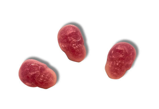Vidal Mini Jelly Filled Skulls - 1kg Bulk Bag - Fruity Gummy Sweets