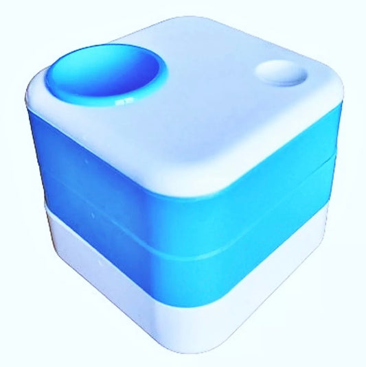 Pen Holder Office Organiser Desk Tidy Storage Container Blue