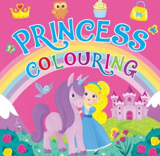 GORGEOUS GIRLS 244 PAGES PRINCESS MEGA ACTIVITY Colouring Book