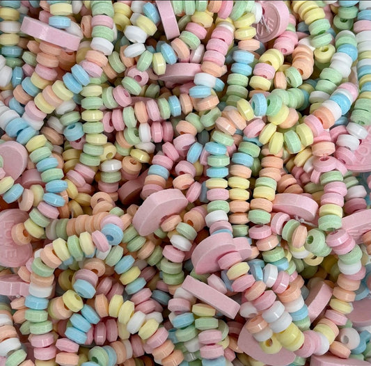 Candy Necklaces Retro Sweets Candy Pick n Mix Party Favours-10 in pack