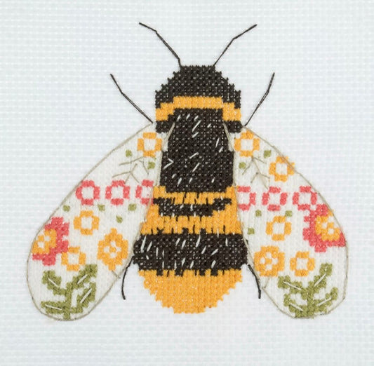 Counted Cross Stitch Kit Kits - Beautiful Designs - Fun Craft Gift- Bee