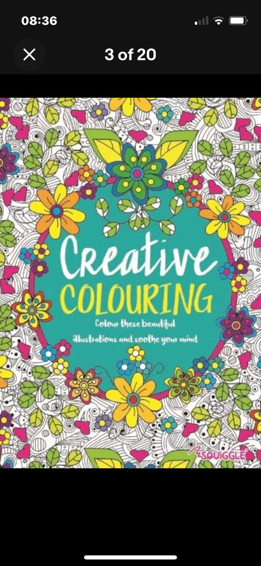 MIND RELAXING COLOURING BOOK Creative